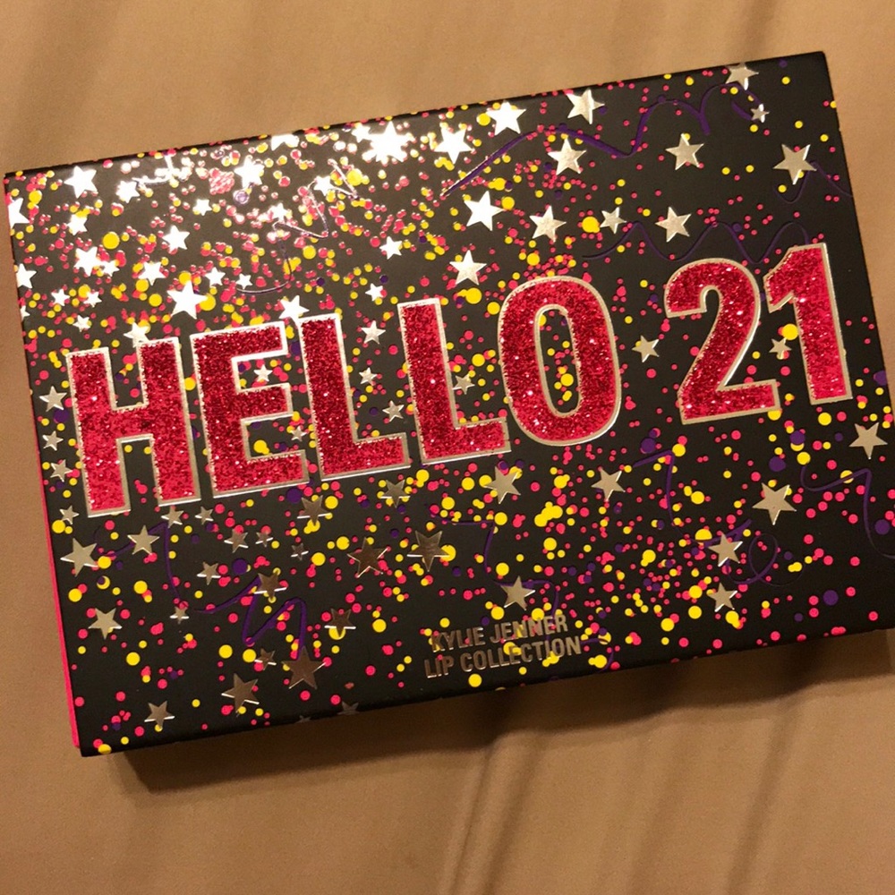 SOLD Kylie Hello 21 Birthday Mini Lip Collection